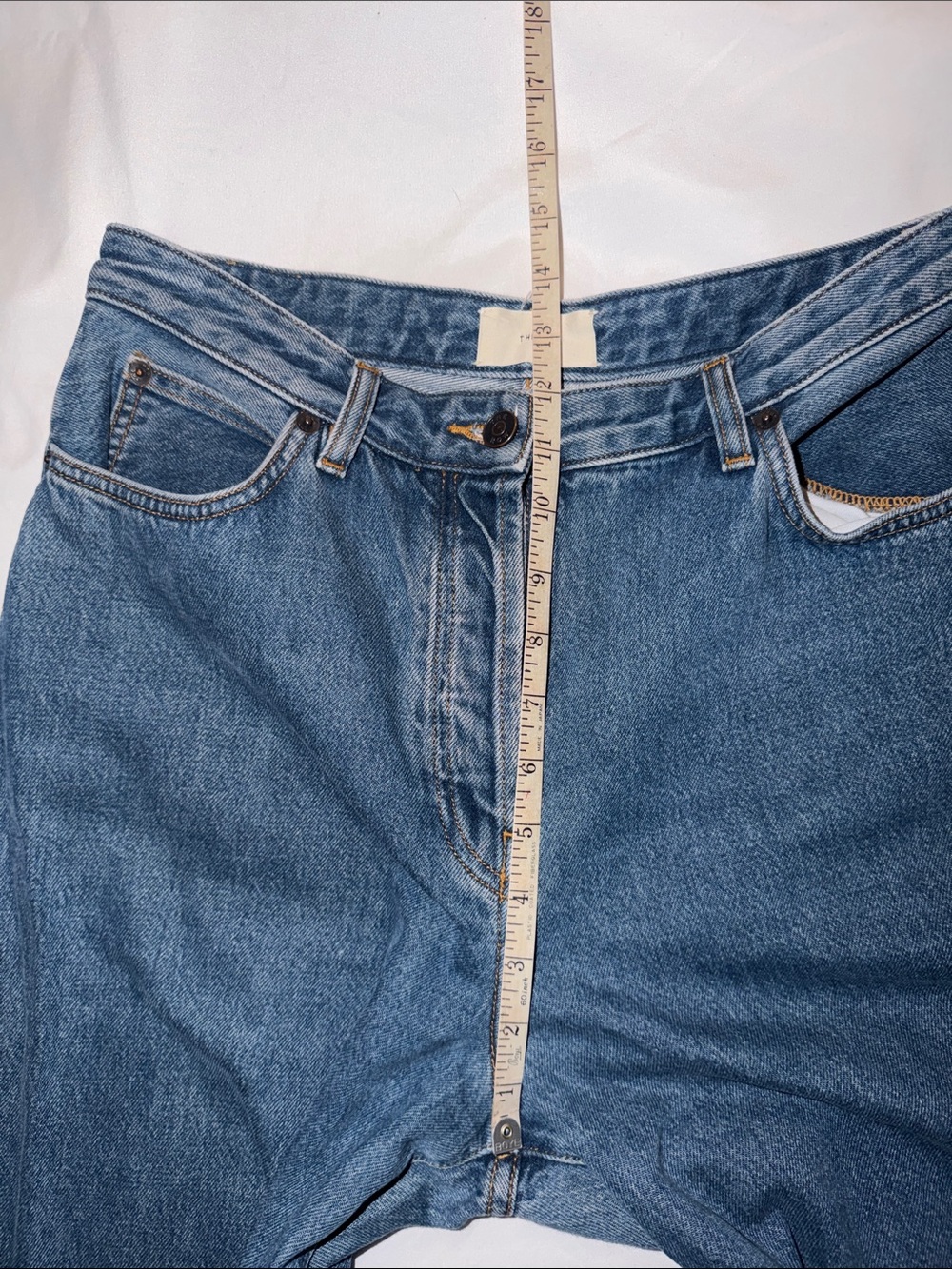 THE ROW Edna Indigo Wide Leg Jean, size 8 - Picture 13 of 16